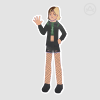 Michaela OC Sticker