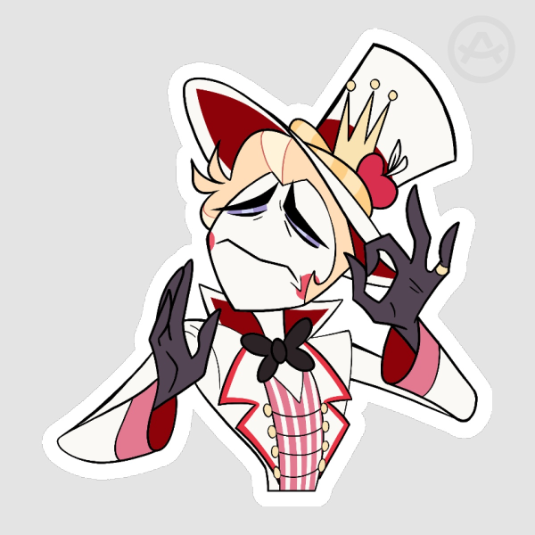 Lucifer "Just Right" - Die Cut Sticker
