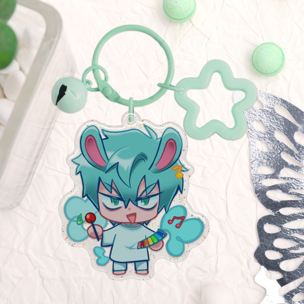 Tillbun Epoxy Glitter Charm