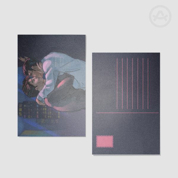 Superbat Kiss Postcard