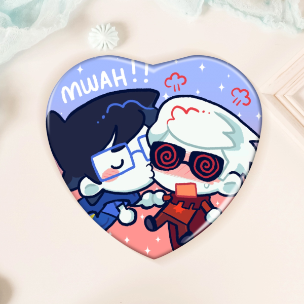 HS | Pepsicola Heart  Badge