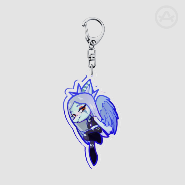 Cute Fang Clear Acrylic Keychain