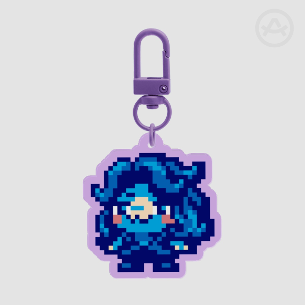 Pixel Art Abigail Acrylic Keychain