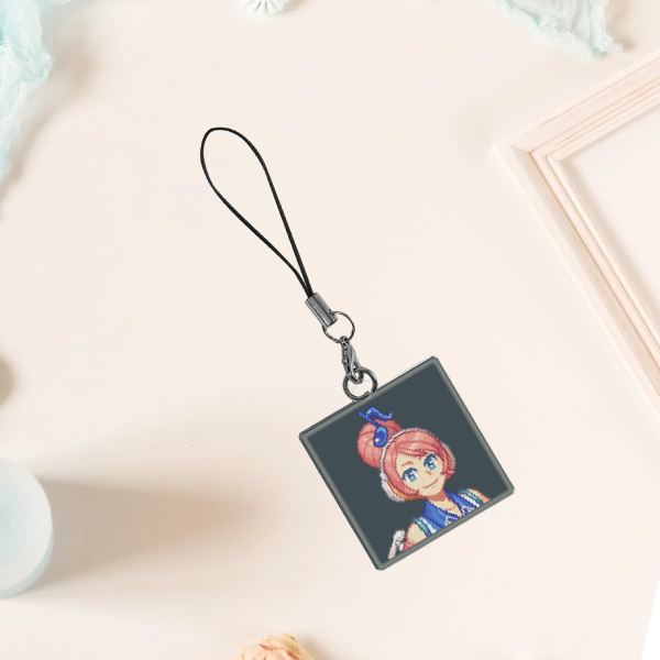 Pixel Akikoloid Keychain