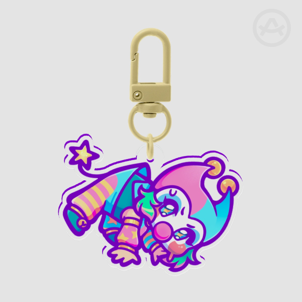 Sleepy - Hanging Acrylic Keychain