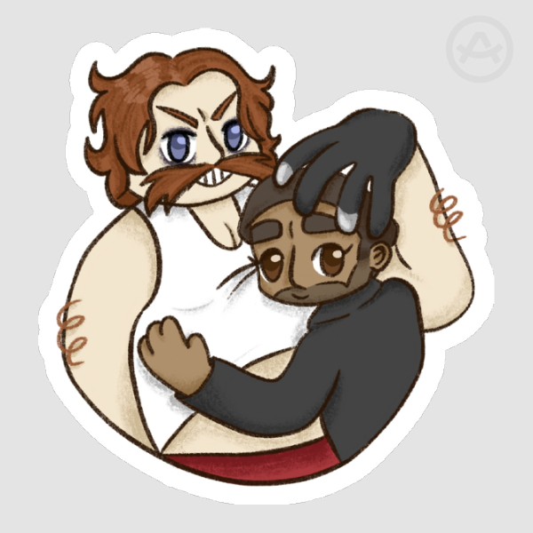 SM3 Yaoi Die Cut Sticker