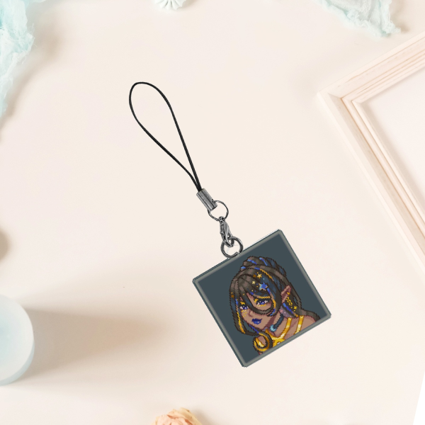 Pixel Selena Keychain