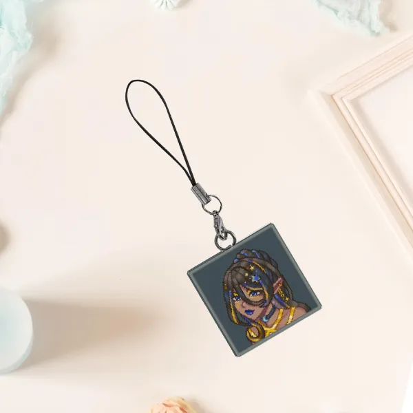 Pixel Selena Keychain