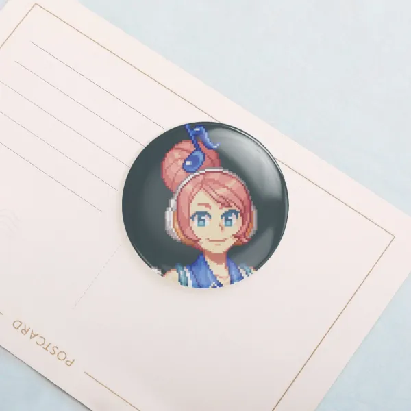 Pixel Akikoloid Button