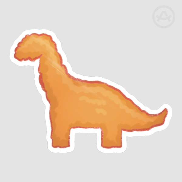 Dino Nugget - Sticker
