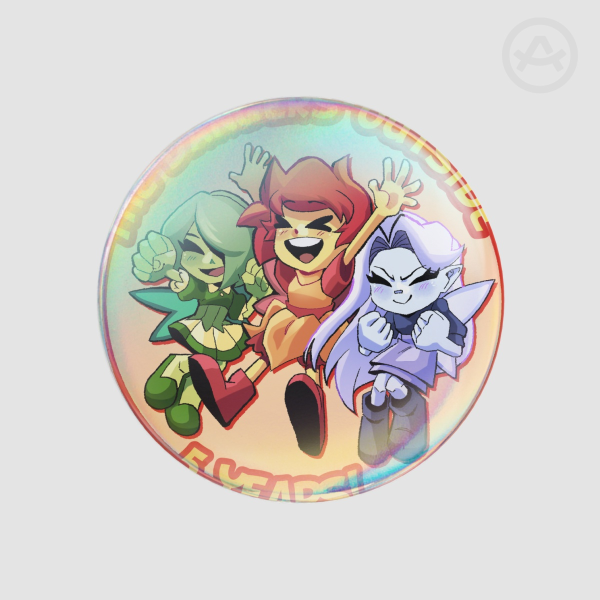 The Dangers Outside exclusive 5 Year Anniversary Pin