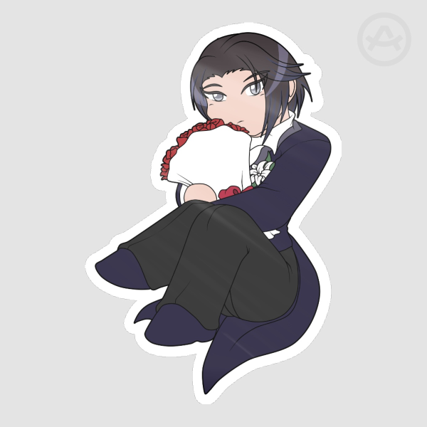 Zero Groom Die Cut Stickers