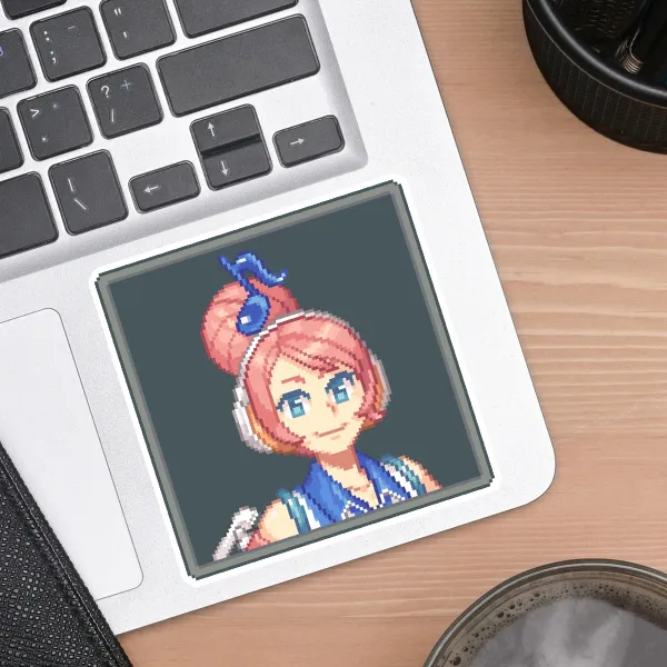 Pixel Akikoloid Sticker