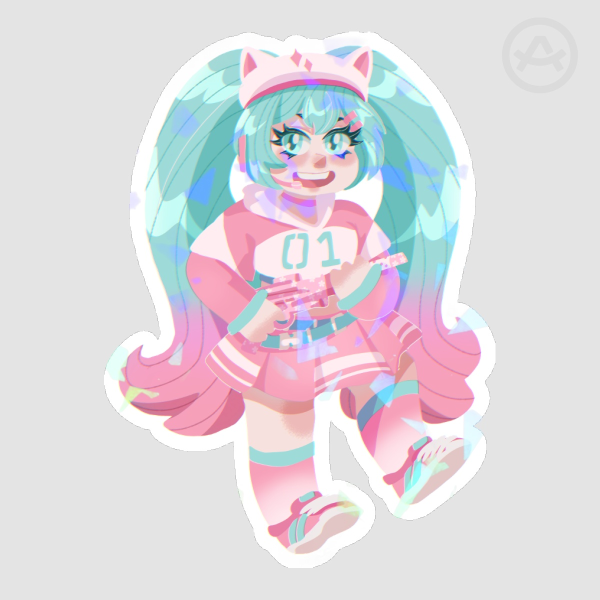 Fornite Miku Sticker