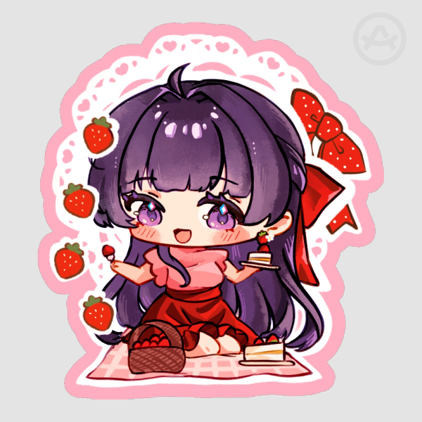 Strawberry Fest - Raiden Mei - Sticker
