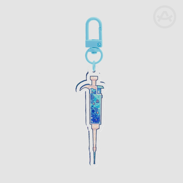 Micropipette Acrylic Keychains