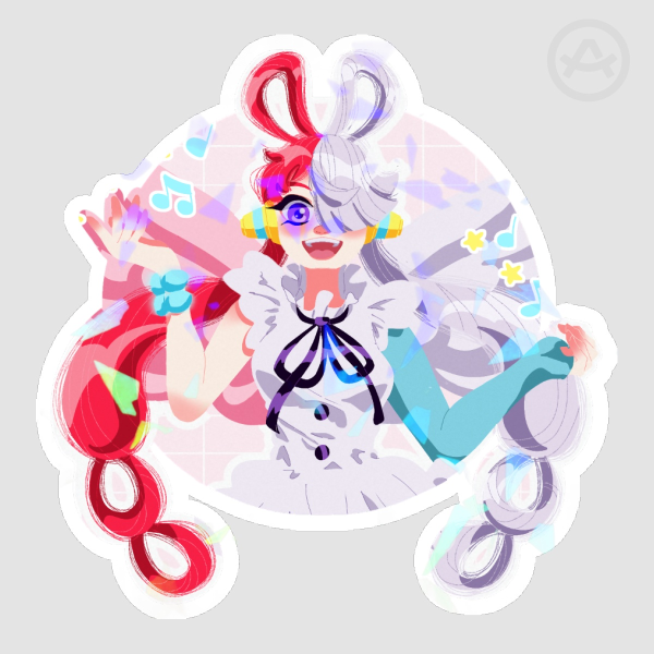 Uta Holo Sticker