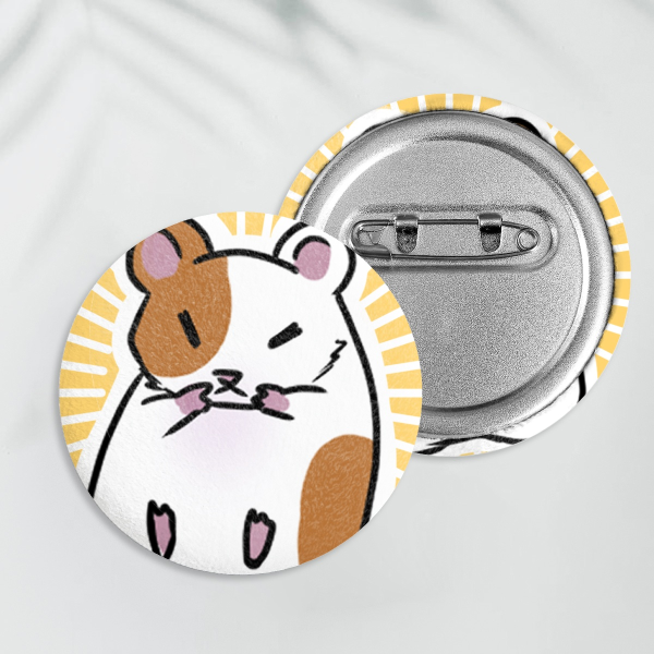 Hamster Plush Badges