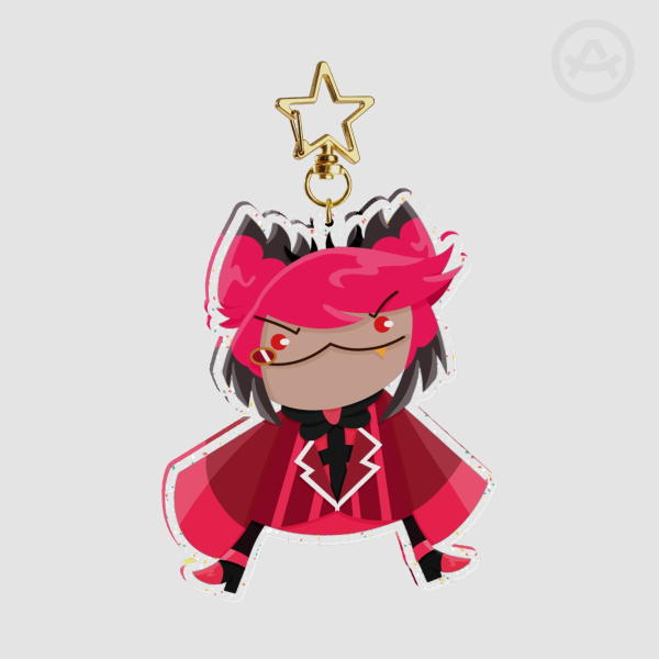 Derpy Alastor Keychain