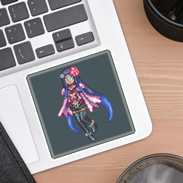 Pixel Merli Sticker