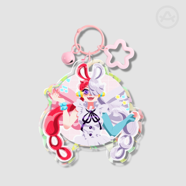 Uta Broken Glass Keychain