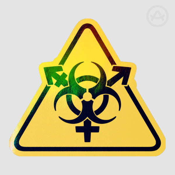 Gender-hazard | Sticker