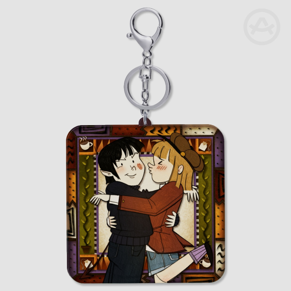 Dip South Park Wooden Keychain