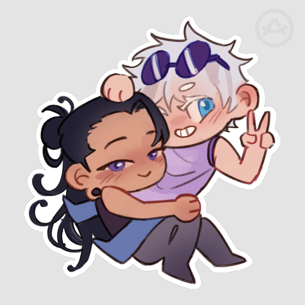 Satosugu chibi sticker