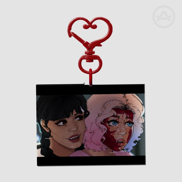 Wenclair Scream Full Bleed Acrylic Keychains