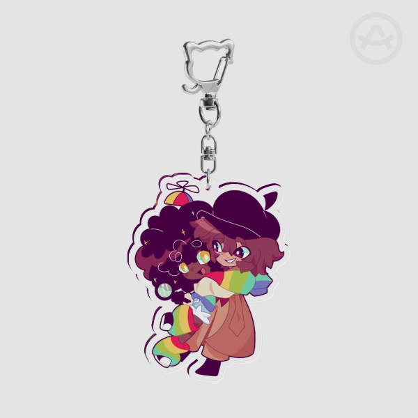 Molly & Henry Keychain