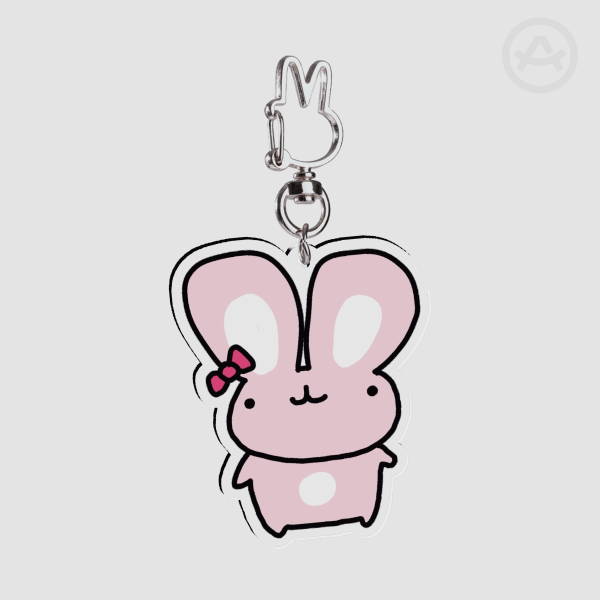 The Bunni Acrylic Keychain