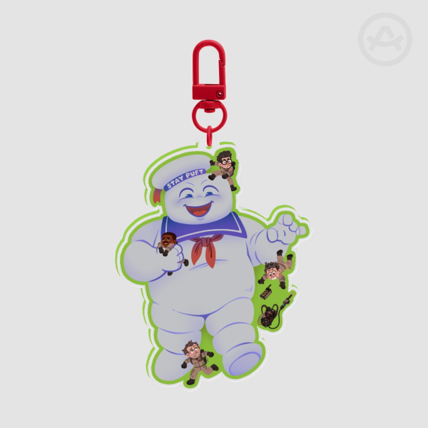 Ghostbusters | Stay Puft | [L] Double-Sided Keychain