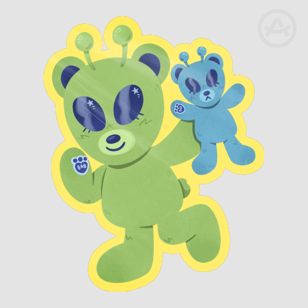 Alien Bear | Sticker