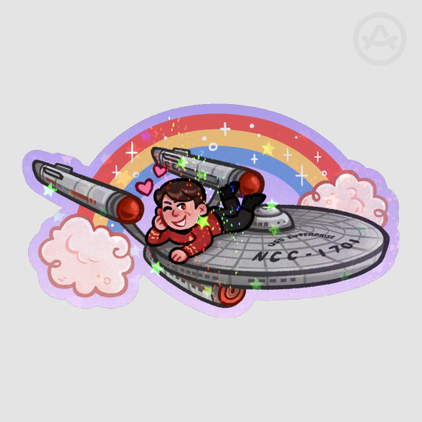 Star Trek | Scotty x Enterprise | Sticker