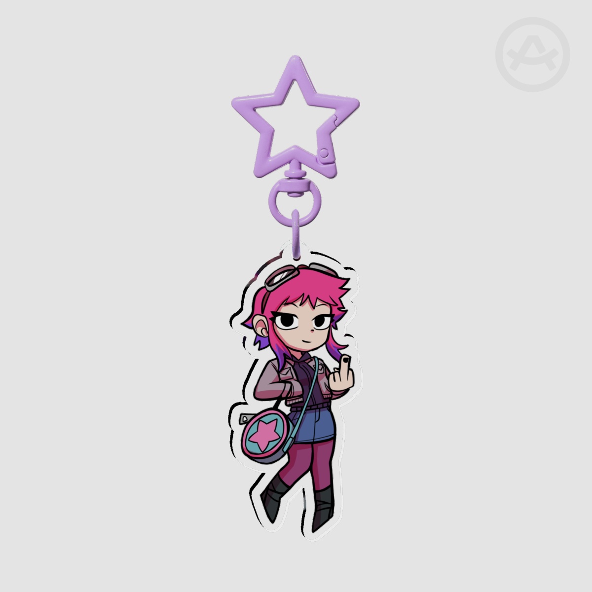 Scott pilgrim | Ramona FLowers 3' Clear Acrylic Keychains ✨