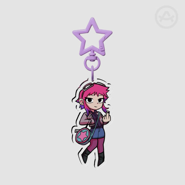 Scott pilgrim | Ramona FLowers 3' Clear Acrylic Keychains ✨