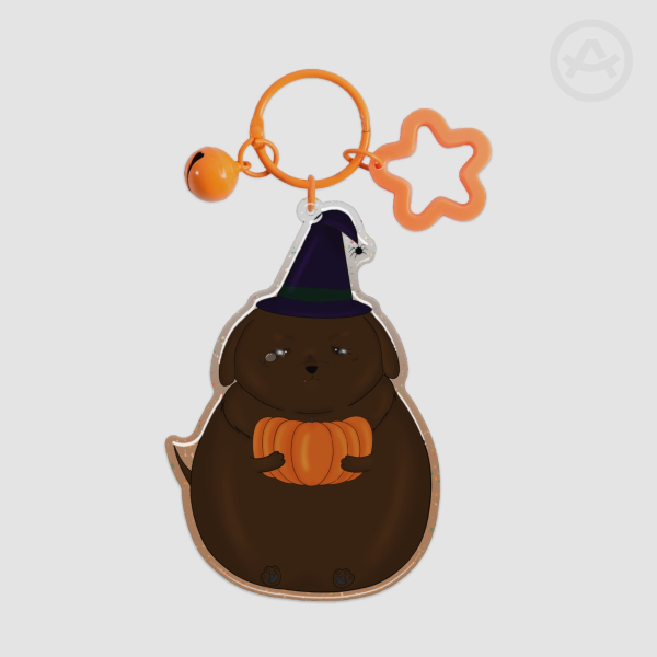Pumpkin Pup - Keychain