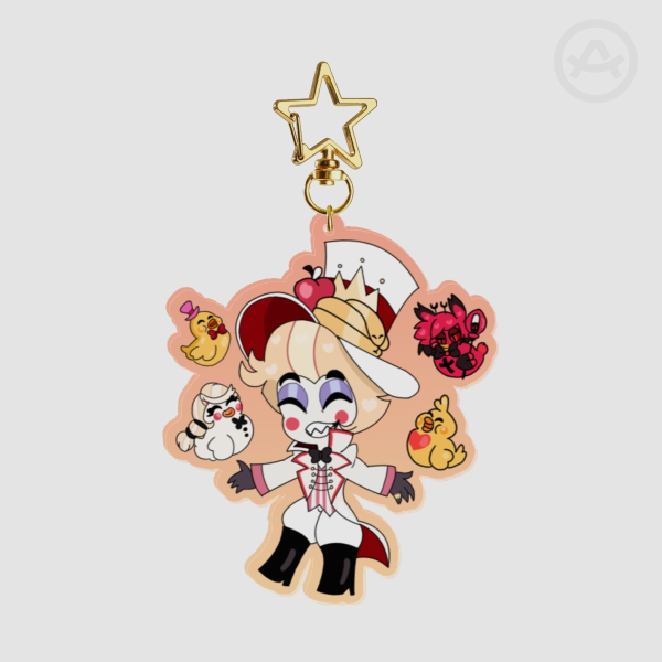 Lucifer Duckies Hazbin Hotel Charm