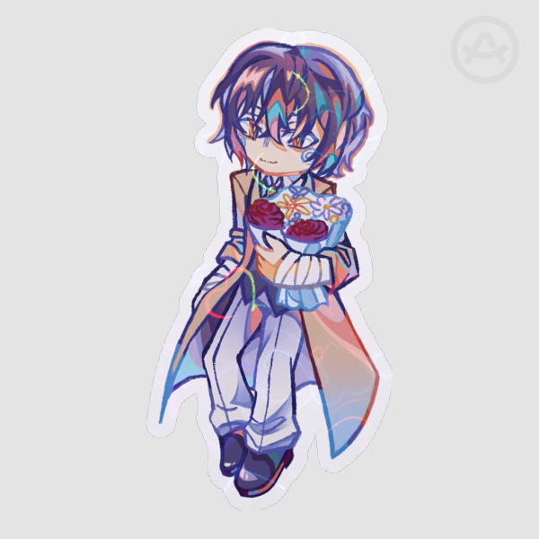 Dazai Die Cut Sticker