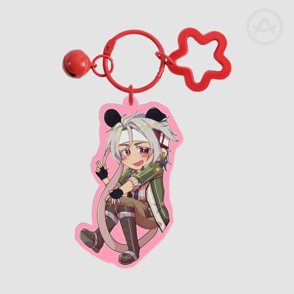 Crow CS1 Opossum - Coloured Edge Double Sided Acrylic Keychain 8cm