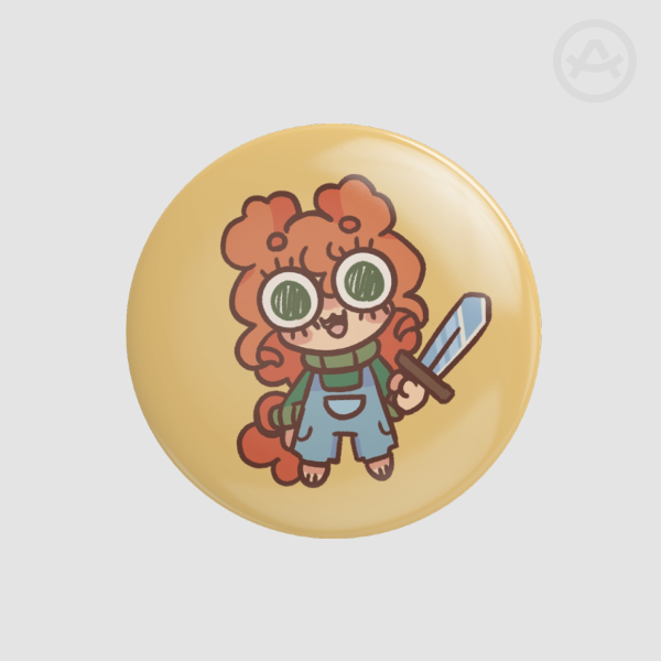Teeny Gem Pin Button
