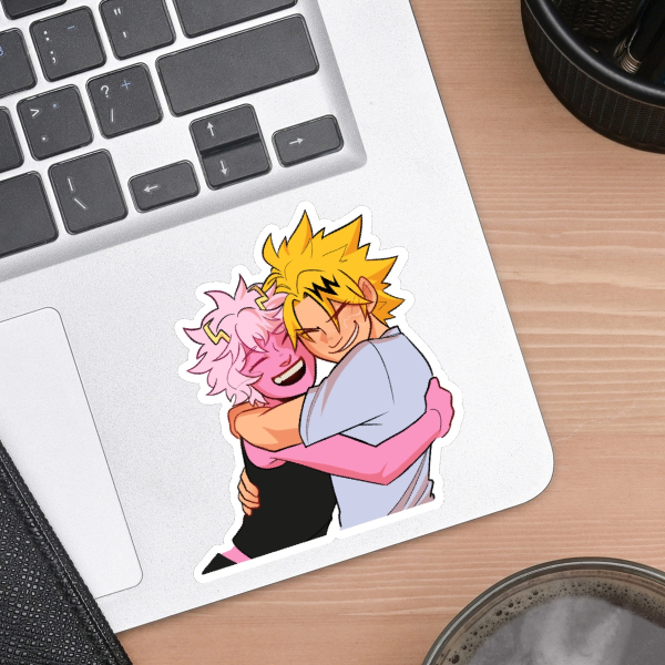 Denki and Mina Sticker