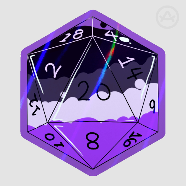 SMALL Asexual D20