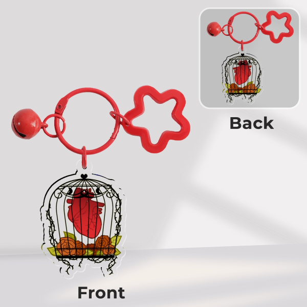 ăOriginalăHeart Cage | Acrylic Keychain