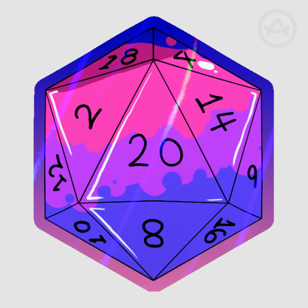 SMALL Bisexual D20