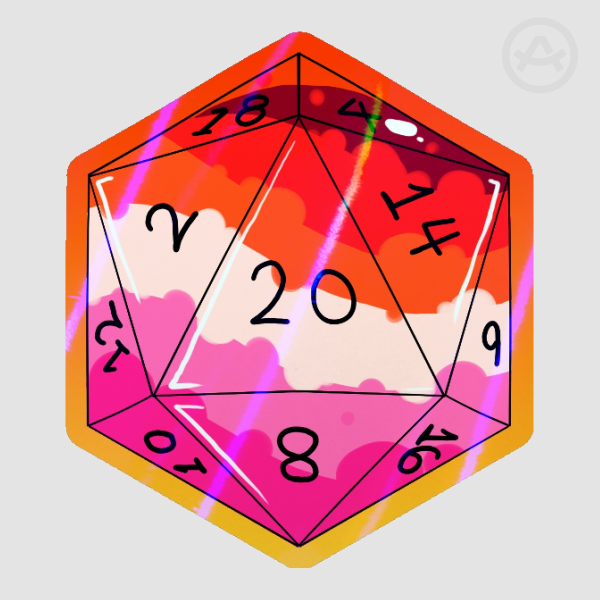 SMALL Lesbian D20