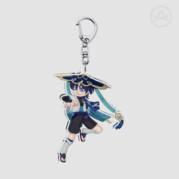 Wanderer Genshin Impact Acrylic Keychains