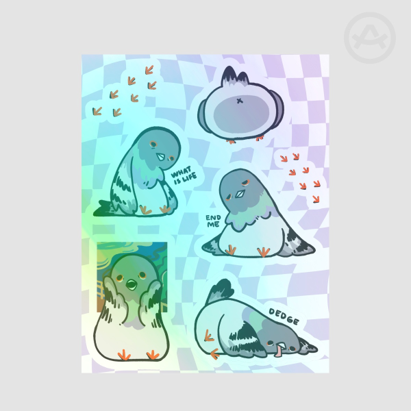 Pigeon Sticker Sheet