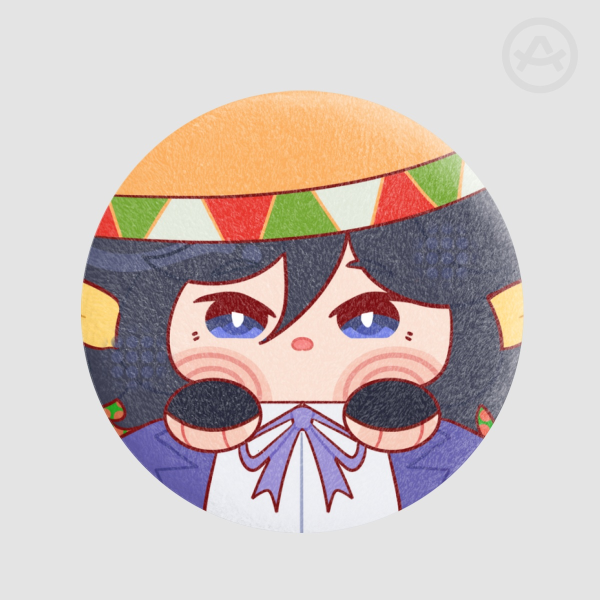 Karmaland Quackity Plush Pin