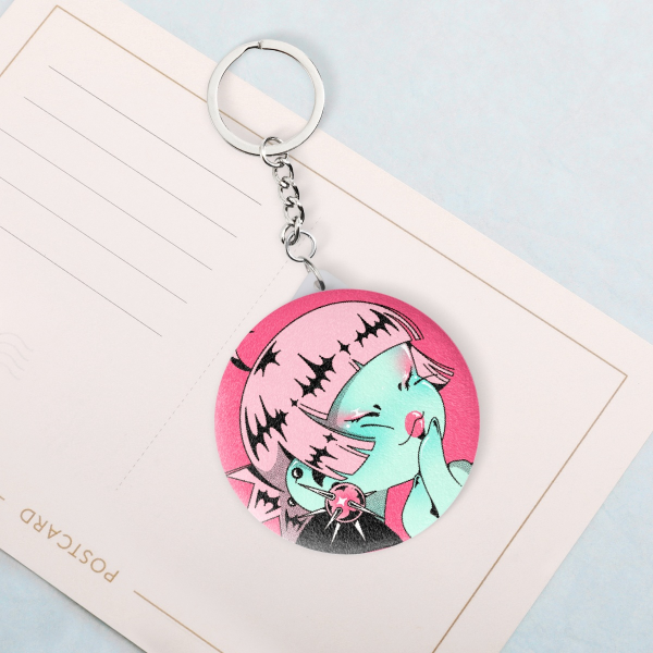 Puri Puri Exitium BONBON Plush Mirror Keychain